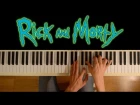 Rick and Morty - Evil Morty Theme (Piano cover) - For The Damaged Coda (+ НОТЫ)