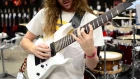 Sam Bell demos an Ibanez RG8 at Headstock Expo 2014