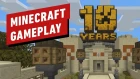 Minecraft 10 Year Anniversary Map Exploration Gameplay