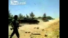 T-72 Tank Explodes during firing shells on Gaddafi's army ( Cooling system failure )