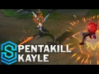 Pentakill Kayle Skin Spotlight - Pre-Release - League of Legends