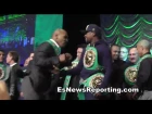 Mike Tyson Swings At Floyd Mayweather & Floyd Doesn't Even Flinch - EsNews Boxing