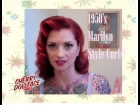 Vintage 1950's curly hair tutorial ala Marilyn Monroe by CHERRY DOLLFACE