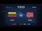 TOMAS vs XZIREZ, Semi-final, WESG 2017 Baltics+Scandinavia Qualifier