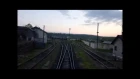 Ускоренная сьемка из кабины машиниста на участке Выгнанка-Чортков. Timelapse from the cab locomotive