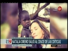 Natalia Oreiro salió al cruce de las criticas