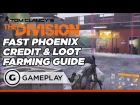 Fast Phoenix Credit and Loot Farming Guide in The Division