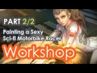 Paint a Sexy Sci-fi Motorbike Racer in Photoshop PART 2