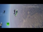 Heaven Sent: Skydiver Luke Aikins jumps 25000 feet without parachute