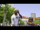 TROPHIESˢᴹ | Behind the Scenes with LeBron James at Cavs' Parade