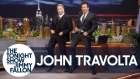 John Travolta Does His Iconic Grease Dance with Jimmy to Celebrate the 40th Anniversary