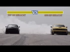 707 HP Hellcat vs 850 HP Hennessey Hellcat Street Fight