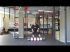 Six kettlebells iron cross - 56kg. "Гиревой крест - шесть гирь" - 56кг.