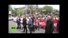 Moldova: Chisinau march decries display of US and NATO military vehicles