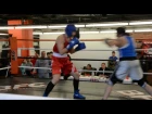 Женский поединок по боксу на открытом турнире в клубе BFC