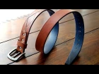 The Making of a Handmade Leather Belt - Πως φτιάχνεται μία χειροποίητη δερμάτιν&