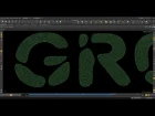 houdini 16 // lines growing inside text area