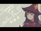 [speed painting sai] Little Star Witch (OC)