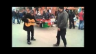 Two homeless one sings the other dances. Два бомжа один поет другой танцует