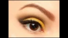 Summer smoky make up: Yellow & Black Eyes