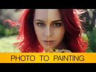 Photoshop Tutorial | Photo to oil painting/cartoon (+Bonus action file in description)