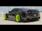 [4k] GT-R R35 Black Edition! ARMYTRIX Exhaust | Bagged | Liberty Walk by XN WORKS