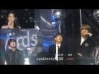 171202 BTS(방탄소년단) [Jungkook Jimin  & Jin] reaction to IU(아이유) - Through the Night @2017MMA