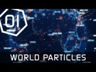 Earth Hologram Tutorial Part 1 - World Map Particles - Cinema 4D
