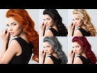 How to Change Hair Color (Dark/Brunette to other colors) Photoshop Tutorial
