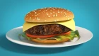 C4D Softbody Dynamics Burger - Cinema 4D Tutorial (Free Project)