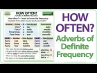 How Often? - Adverbs of Definite Frequency