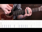 Как играть на гитаре Beck - Loser (Guitar tutorial)