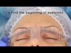 Deluxe Brows® Microblading Tutorial Eyebrows Measurement with ruler