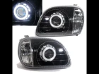 March/Micra K11 1998-2003 CCFL Angel-Eye Xenon HID Projector HEADLIGHT BK NISSAN