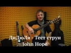 ДиДюЛя о гитарных струнах. Тест нейлоновых струн John Hope.