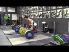 Jessica Lucero (58kg) Clean & Jerk Waves, Front Squats