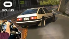 124HP Toyota AE86 Drifting - Otarumi Touge | Assetto Corsa VR Gameplay [Wheelcam]