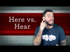 Here vs. Hear (CM Punk's Grammar Slam)