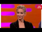 Chris Pratt and Jennifer Lawrence's year book awards  - The Graham Norton Show 2016: Episode 9 - BBC