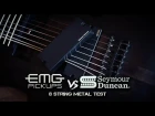 EMG 808 vs Seymour Duncan Blackouts - 8 String Metal Test