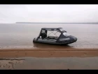 Надувная лодка Agent 385 от X-River /Санкт-Петербург с ходовым тентом.