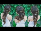 ПРИЧЕСКА. Как сделать греческую косу быстро, красиво и надежно)) Лозница Вика