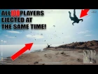 PUBG - ALL 100 PLAYERS GET EJECTED AT THE SAME TIME!