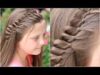 4-Strand French Braid Pinback | Cute Girls Hairstyles