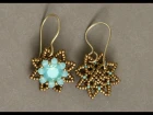 Sidonia's handmade jewelry - Little Stars Swarovski beaded earrings