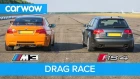 BMW E92 M3 GTS vs Audi RS4 B7 - DRAG RACE, ROLLING RACE & REVIEW