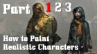 Painting Realisitc Characters, 2D Photoshop Tutorial. Part 1