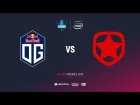 OG vs Gambit Esports , ESL One Katowice 2019, bo3, game 1, [Lex & 4ce]