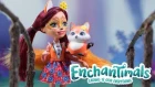 Enchantimals | Felicity Fox Doll & Flick Fox Figure Cross a Bridge | Stop Motion Toys