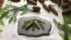 Evergreen Imprinted Fir Cones Gypsum/ Гипс ЕЛОВЫЕ ШИШКИ Мастер-класс